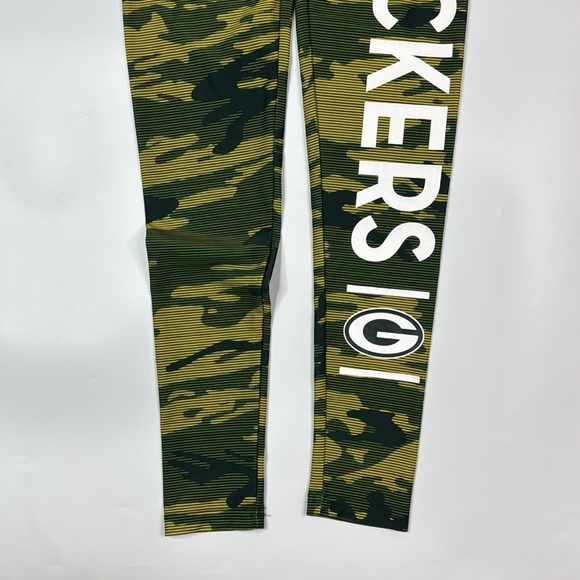 NFL Green Bay Packers Green Camo Leggings Size Small - Picture 3 of 9